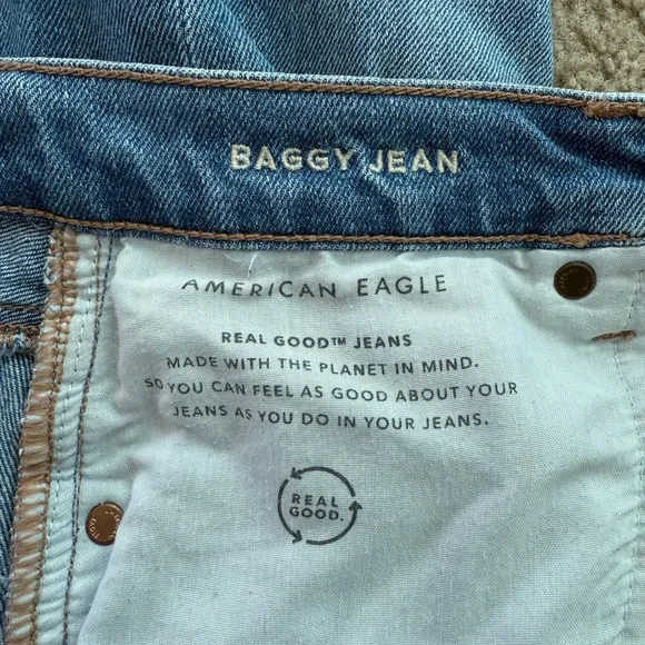 American Eagle Outfitters Blue Baggy Jeans - Picture 11 of 13